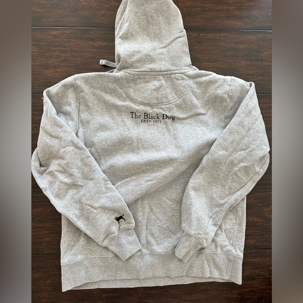 The Black Dog Heather Gray Hoodie - Picture 4 of 5